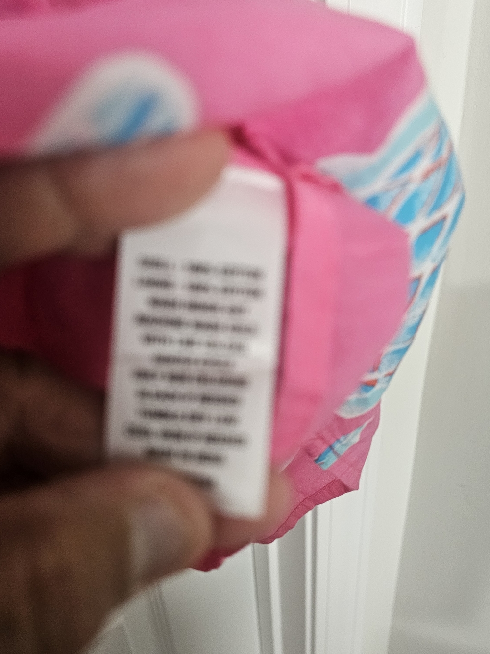 crown & ivy Pink Mini Dress with Blue Pineapple Print Playful Whimsical{Bx20} - Picture 9 of 11